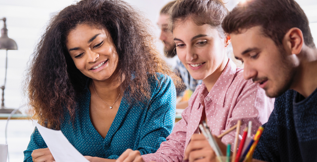 People analyzing new information