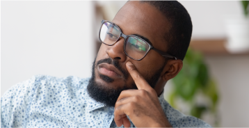Man thinking